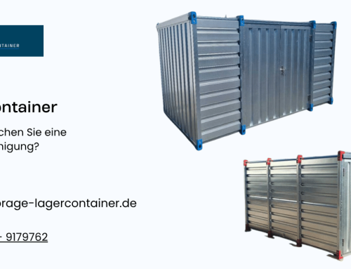 Lagercontainer aufstellen: Wann brauchen Sie eine Baugenehmigung?