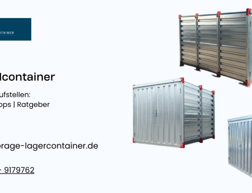 Materialcontainer im Garten aufstellen: Welcher Lagercontainer passt für Werkzeug, Kaminholz und Maschinen?