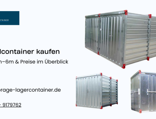 Materialcontainer kaufen: Größen 2m–6m & Preise im Überblick