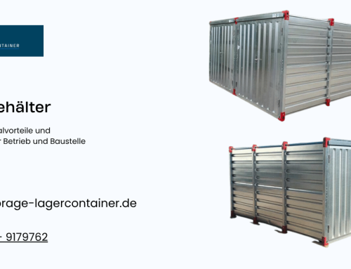 Blechcontainer kaufen: Größen, Materialvorteile und Kaufkriterien für Betrieb und Baustelle