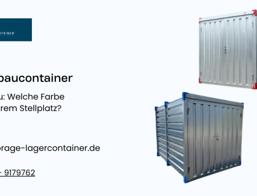 Schnellbaucontainer Rot vs. Blau: Welcher ist der Richtige?